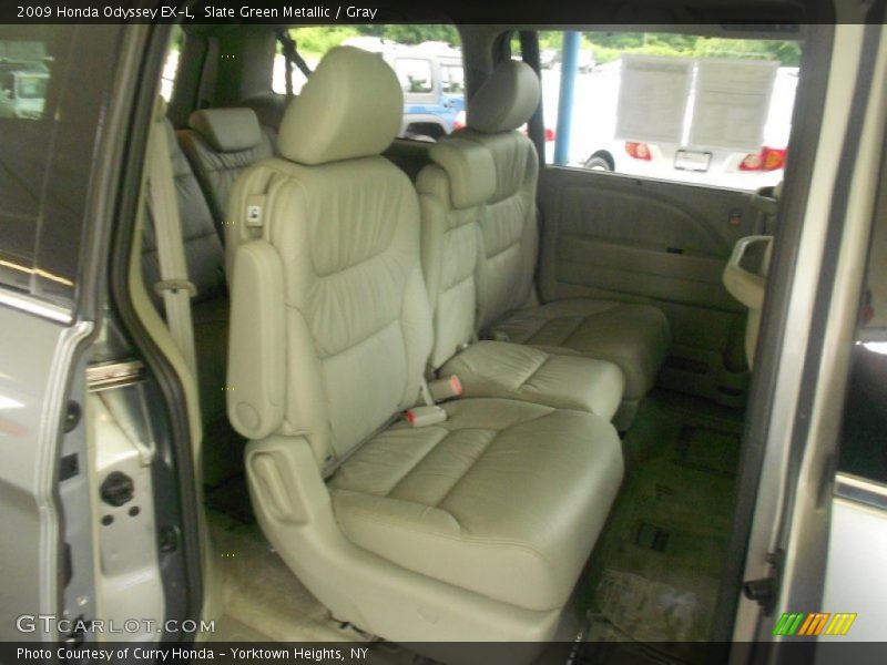 Slate Green Metallic / Gray 2009 Honda Odyssey EX-L