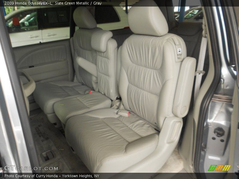 Slate Green Metallic / Gray 2009 Honda Odyssey EX-L