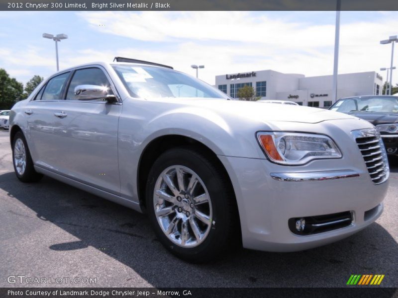 Bright Silver Metallic / Black 2012 Chrysler 300 Limited