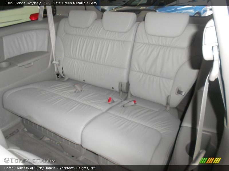 Slate Green Metallic / Gray 2009 Honda Odyssey EX-L