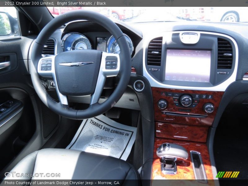 Bright Silver Metallic / Black 2012 Chrysler 300 Limited