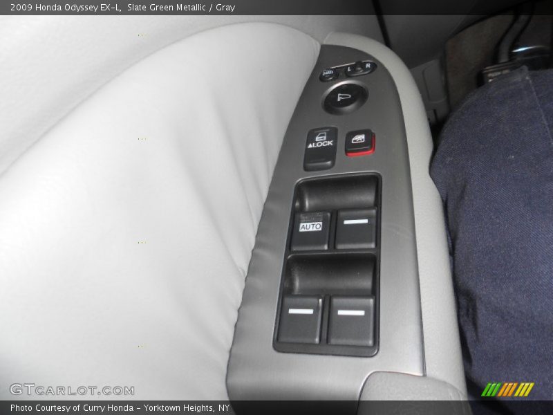 Slate Green Metallic / Gray 2009 Honda Odyssey EX-L