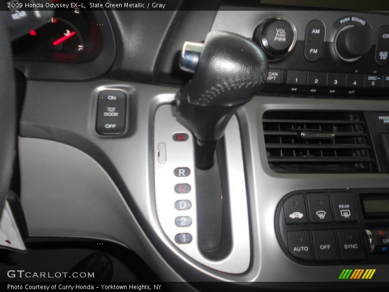 Slate Green Metallic / Gray 2009 Honda Odyssey EX-L