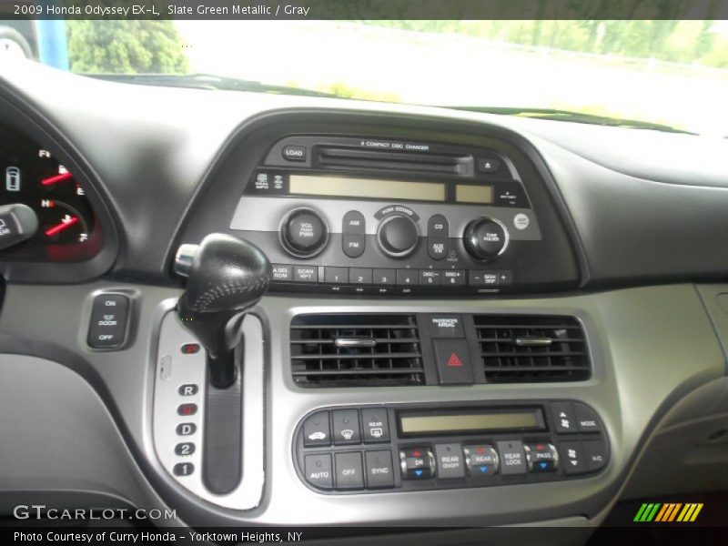 Slate Green Metallic / Gray 2009 Honda Odyssey EX-L
