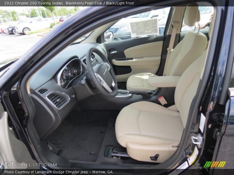 Blackberry Pearl Coat / Black/Light Frost 2012 Chrysler 200 Touring Sedan