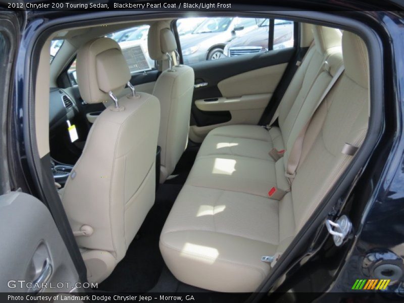 Blackberry Pearl Coat / Black/Light Frost 2012 Chrysler 200 Touring Sedan