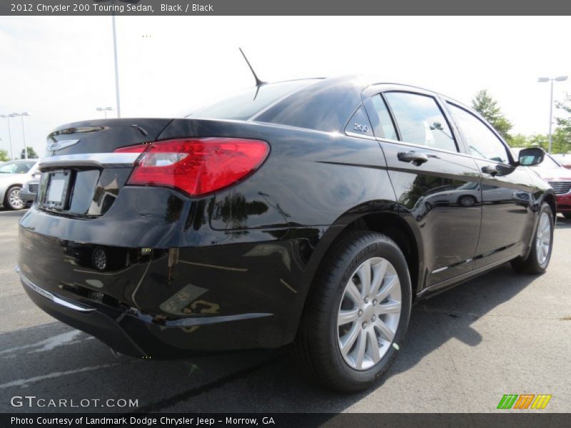 Black / Black 2012 Chrysler 200 Touring Sedan