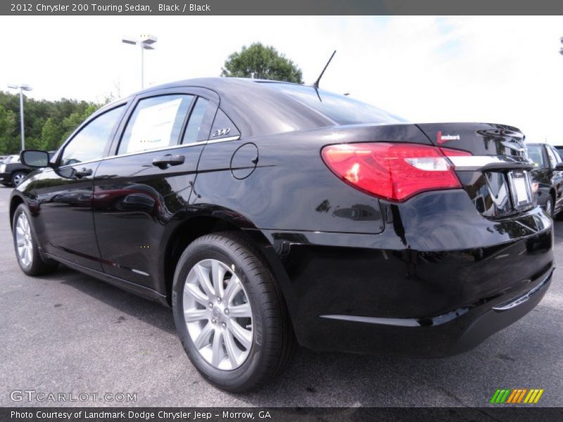 Black / Black 2012 Chrysler 200 Touring Sedan