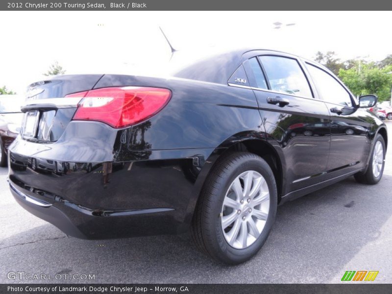 Black / Black 2012 Chrysler 200 Touring Sedan