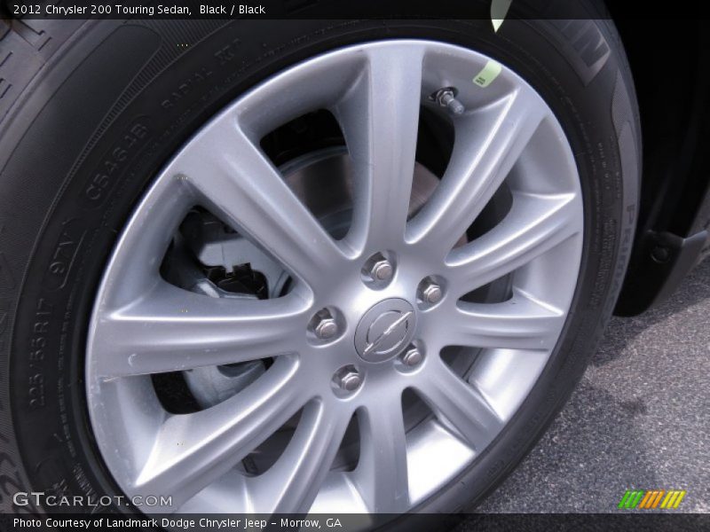 Black / Black 2012 Chrysler 200 Touring Sedan