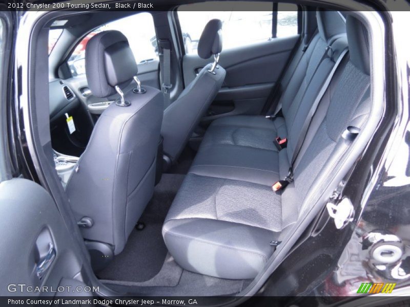 Black / Black 2012 Chrysler 200 Touring Sedan