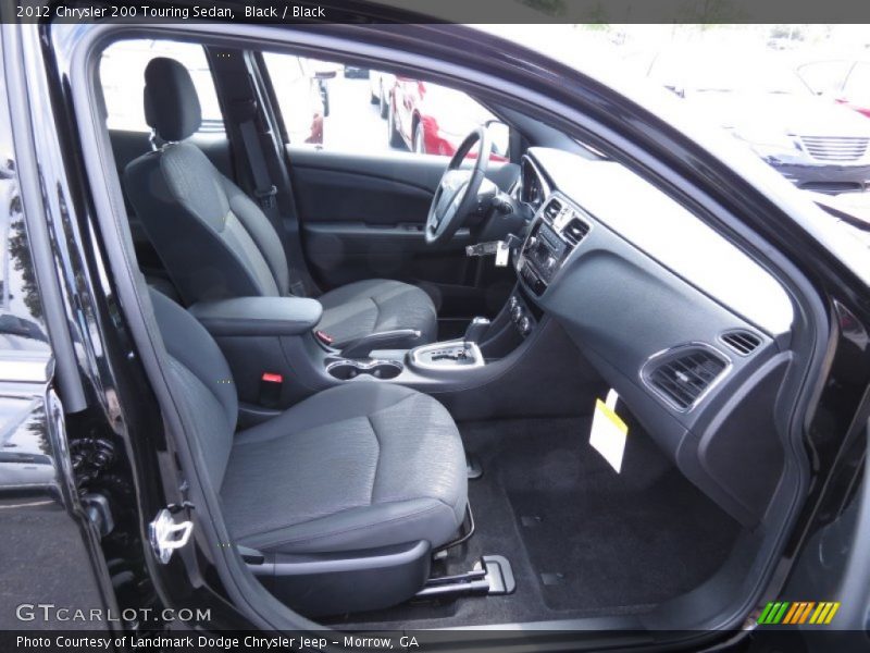 Black / Black 2012 Chrysler 200 Touring Sedan