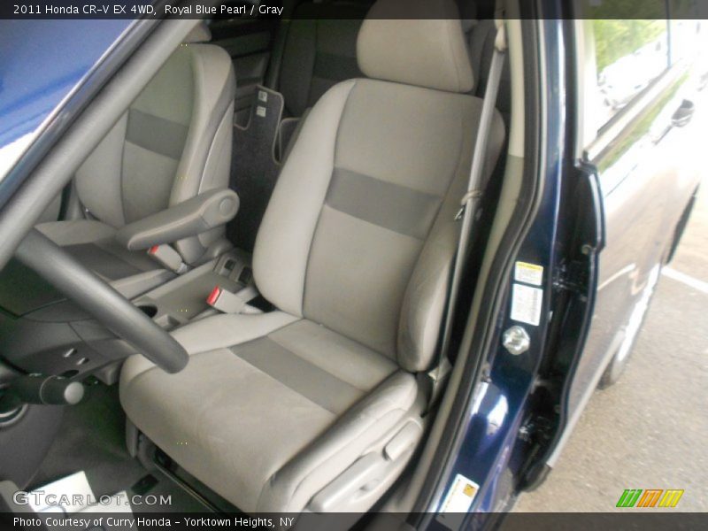 Royal Blue Pearl / Gray 2011 Honda CR-V EX 4WD