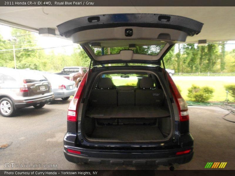 Royal Blue Pearl / Gray 2011 Honda CR-V EX 4WD