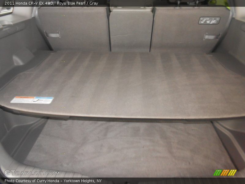 Royal Blue Pearl / Gray 2011 Honda CR-V EX 4WD