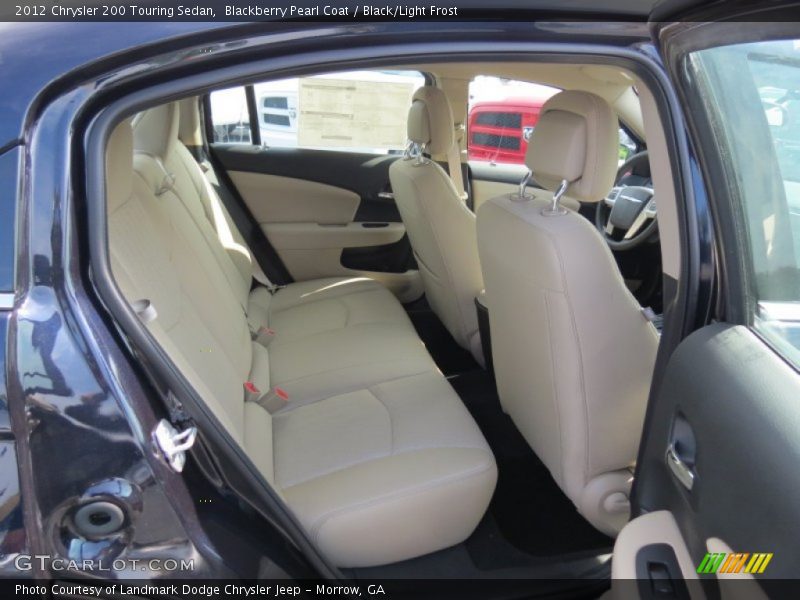 Blackberry Pearl Coat / Black/Light Frost 2012 Chrysler 200 Touring Sedan