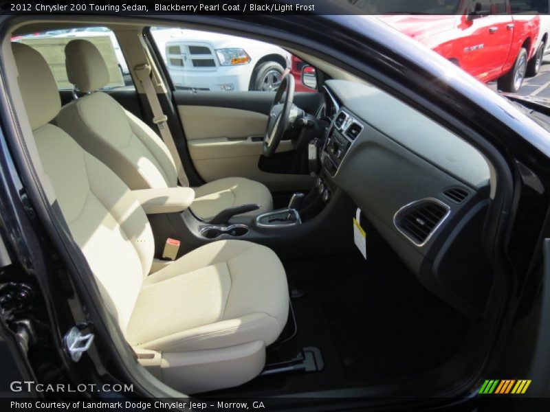 Blackberry Pearl Coat / Black/Light Frost 2012 Chrysler 200 Touring Sedan