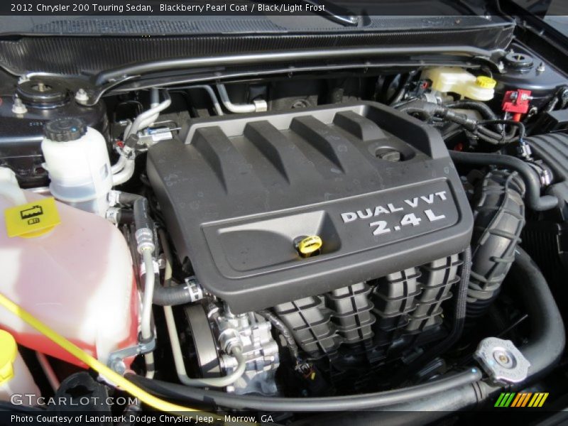 Blackberry Pearl Coat / Black/Light Frost 2012 Chrysler 200 Touring Sedan