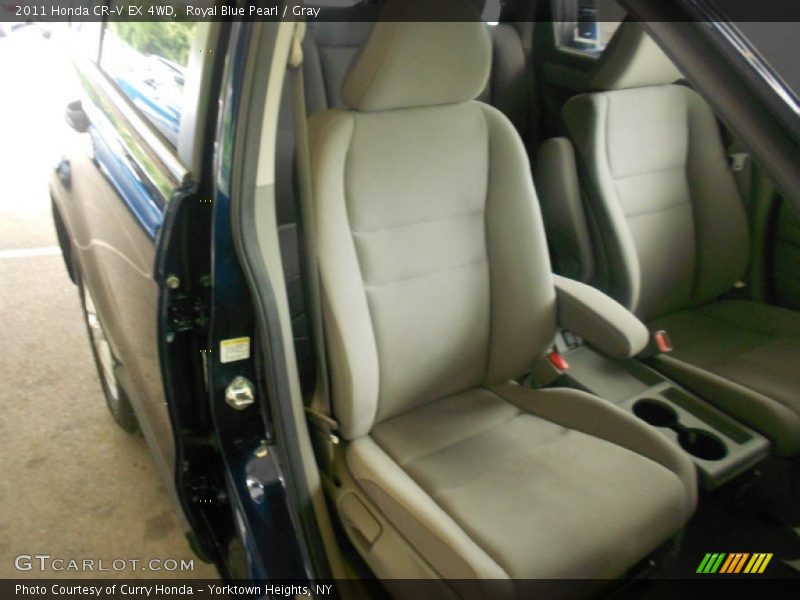 Royal Blue Pearl / Gray 2011 Honda CR-V EX 4WD