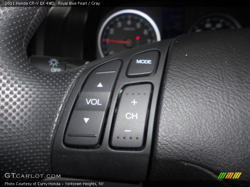 Royal Blue Pearl / Gray 2011 Honda CR-V EX 4WD