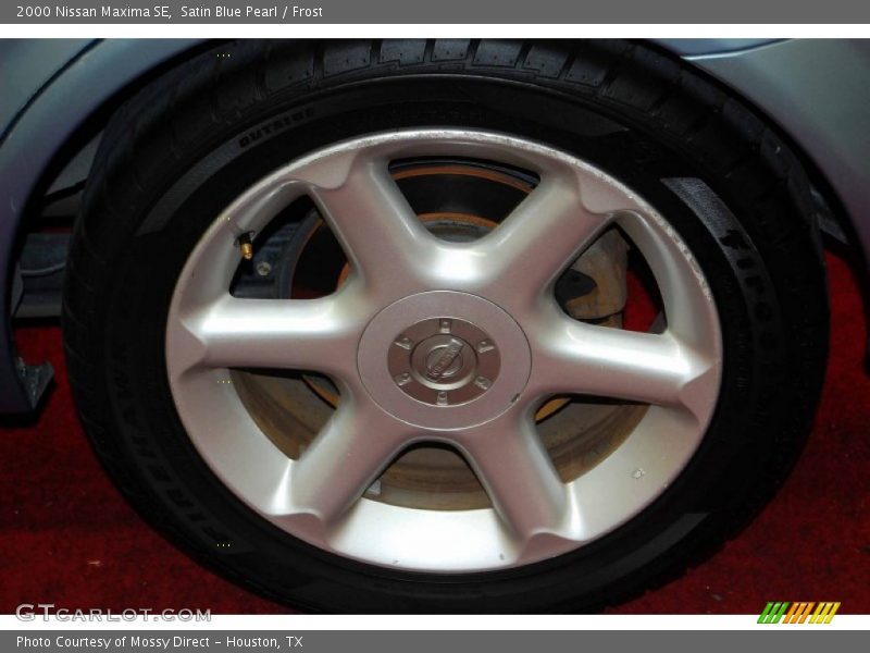 Satin Blue Pearl / Frost 2000 Nissan Maxima SE