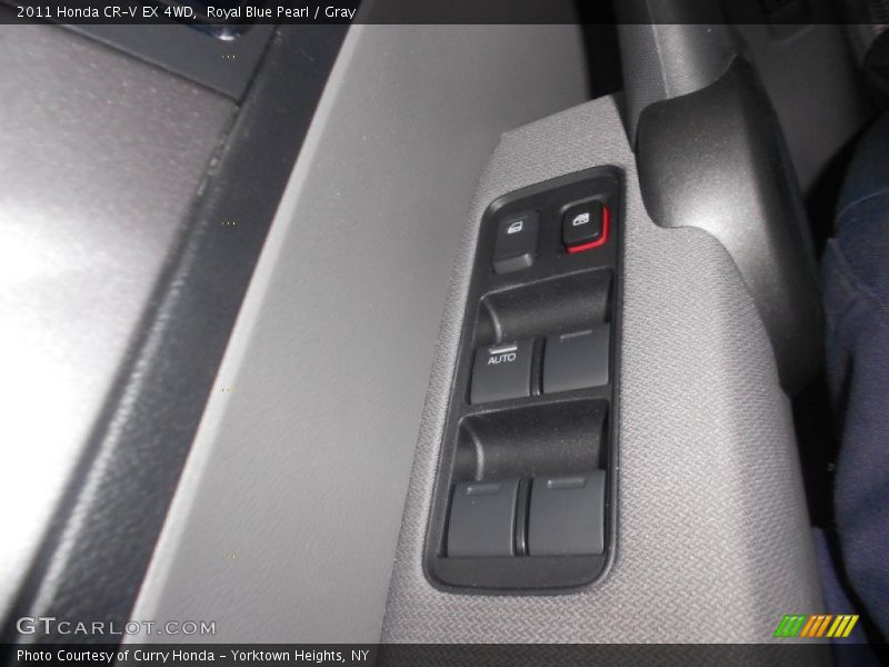 Royal Blue Pearl / Gray 2011 Honda CR-V EX 4WD