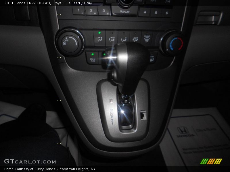 Royal Blue Pearl / Gray 2011 Honda CR-V EX 4WD