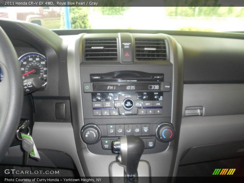 Royal Blue Pearl / Gray 2011 Honda CR-V EX 4WD