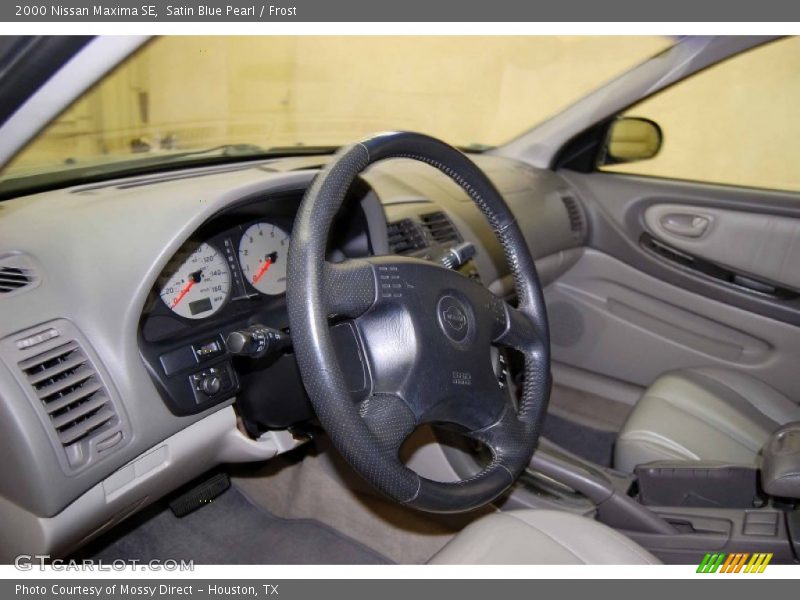 Satin Blue Pearl / Frost 2000 Nissan Maxima SE