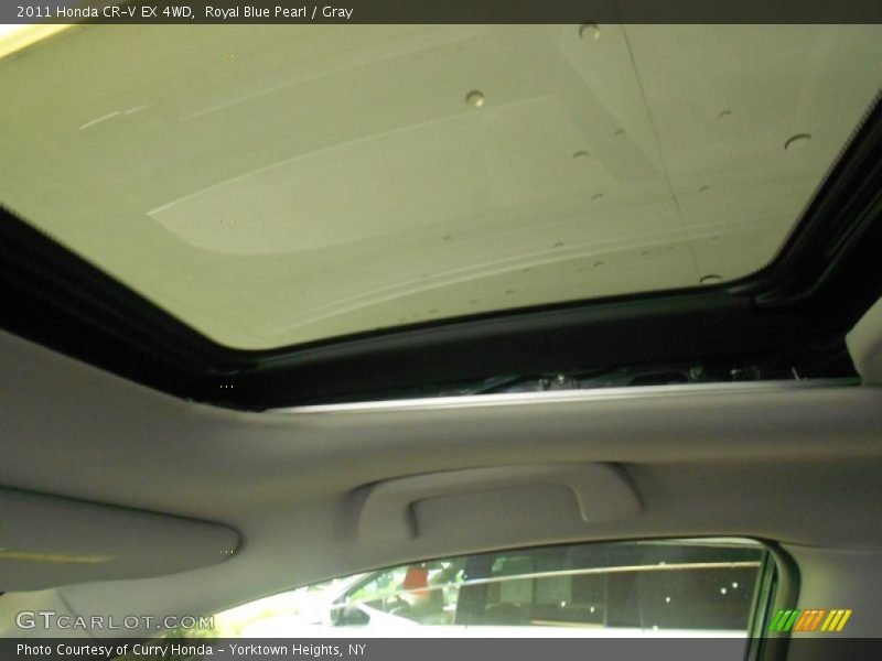 Royal Blue Pearl / Gray 2011 Honda CR-V EX 4WD