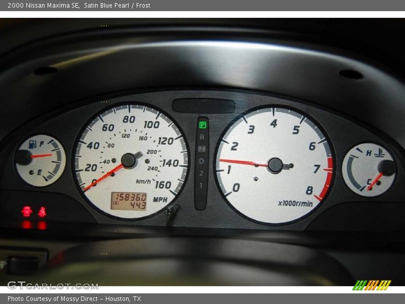 Satin Blue Pearl / Frost 2000 Nissan Maxima SE