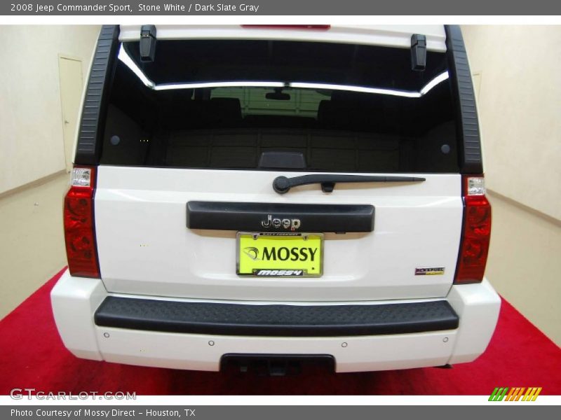 Stone White / Dark Slate Gray 2008 Jeep Commander Sport
