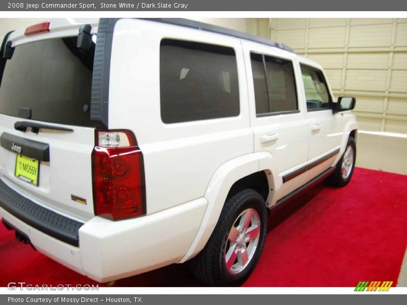 Stone White / Dark Slate Gray 2008 Jeep Commander Sport