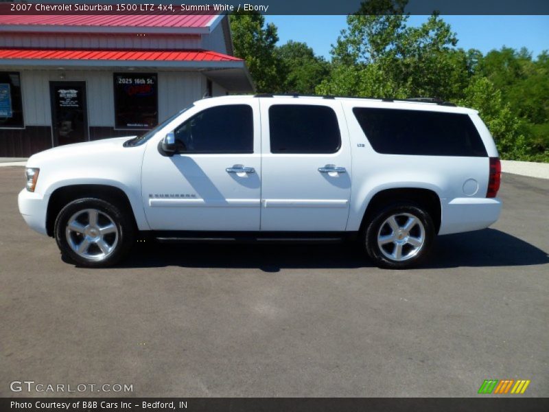 Summit White / Ebony 2007 Chevrolet Suburban 1500 LTZ 4x4