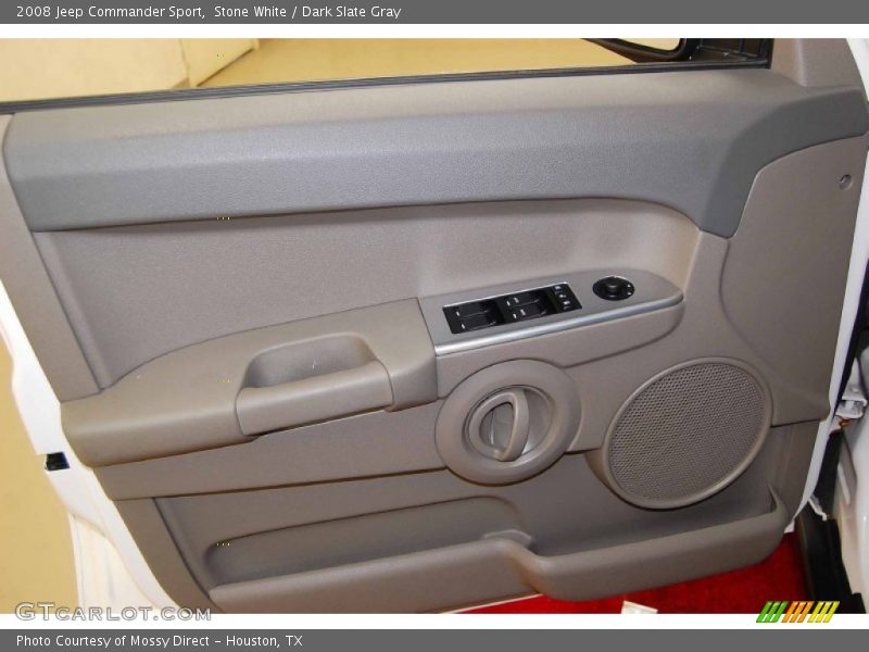Stone White / Dark Slate Gray 2008 Jeep Commander Sport