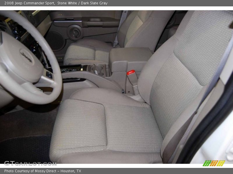 Stone White / Dark Slate Gray 2008 Jeep Commander Sport