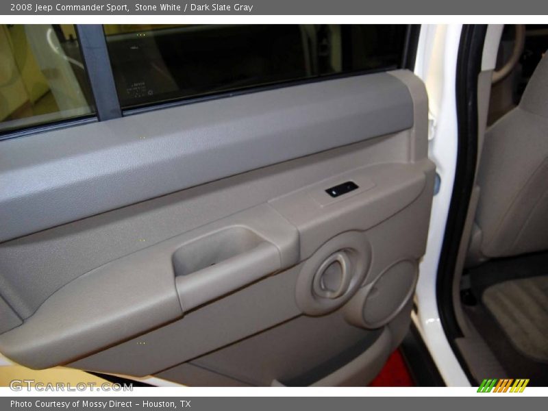 Stone White / Dark Slate Gray 2008 Jeep Commander Sport