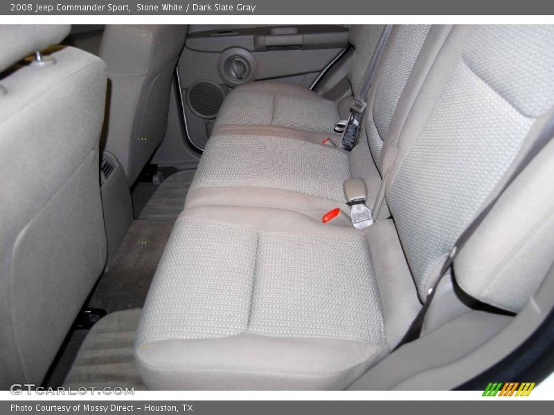 Stone White / Dark Slate Gray 2008 Jeep Commander Sport