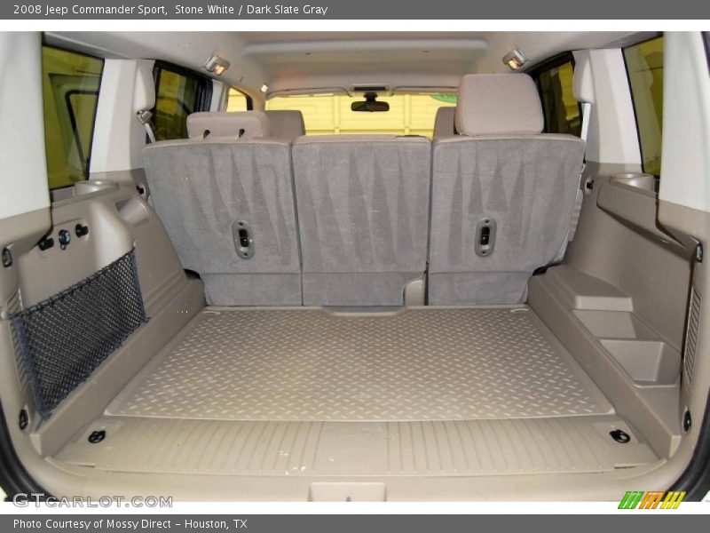 Stone White / Dark Slate Gray 2008 Jeep Commander Sport