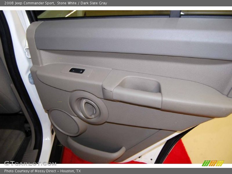 Stone White / Dark Slate Gray 2008 Jeep Commander Sport
