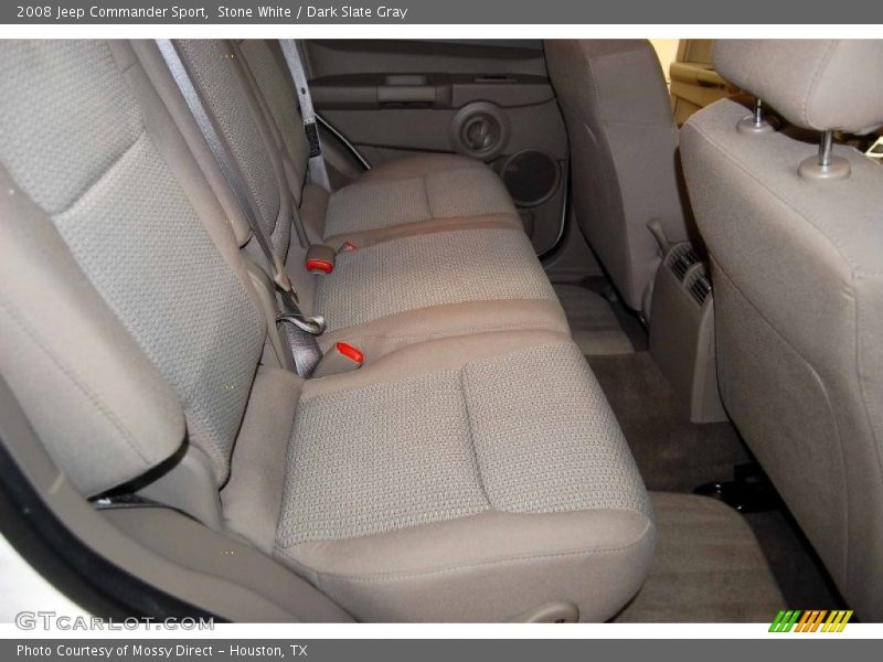 Stone White / Dark Slate Gray 2008 Jeep Commander Sport