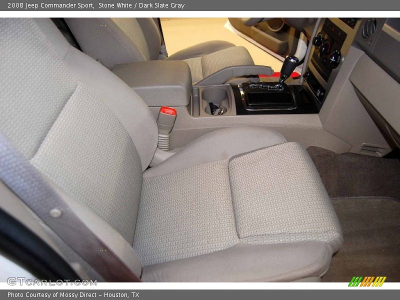 Stone White / Dark Slate Gray 2008 Jeep Commander Sport