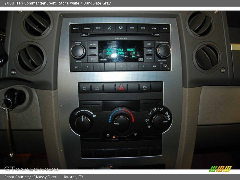 Stone White / Dark Slate Gray 2008 Jeep Commander Sport