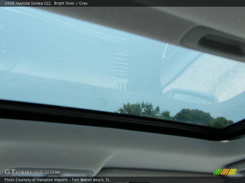 Bright Silver / Gray 2008 Hyundai Sonata GLS