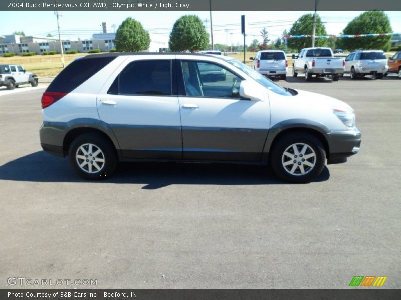 Olympic White / Light Gray 2004 Buick Rendezvous CXL AWD
