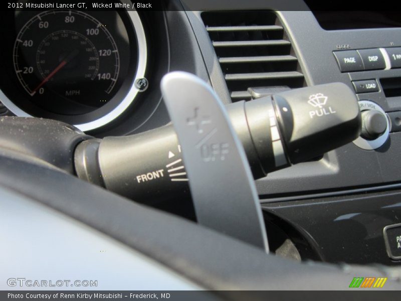 Wicked White / Black 2012 Mitsubishi Lancer GT