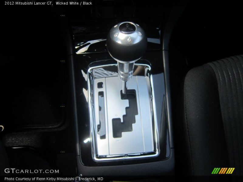 Wicked White / Black 2012 Mitsubishi Lancer GT