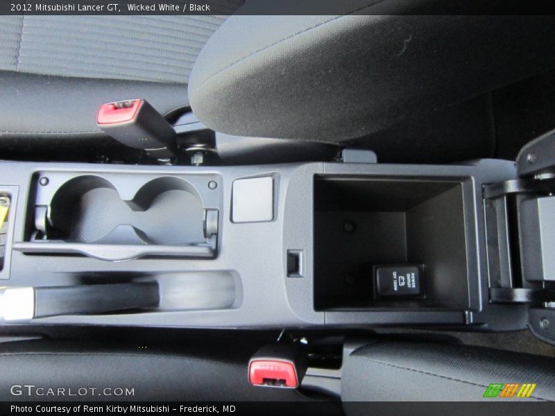 Wicked White / Black 2012 Mitsubishi Lancer GT