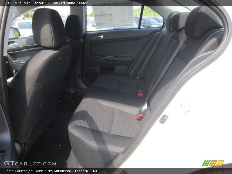 Wicked White / Black 2012 Mitsubishi Lancer GT