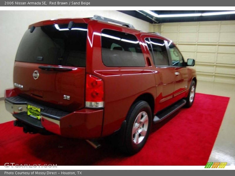 Red Brawn / Sand Beige 2006 Nissan Armada SE